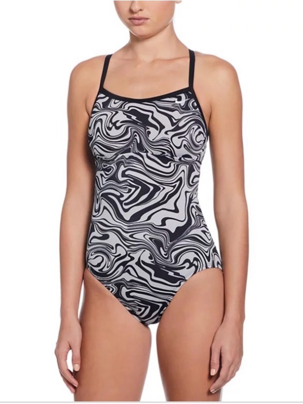 Nike Women's Swirl Racerback Swimsuit Size L. NWT